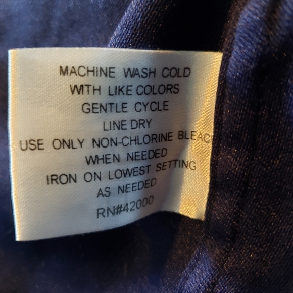 Disney, navy blue, button down shirt, XL - Picture 3 of 3